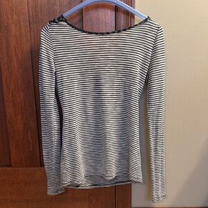 Papermoon Black and White Striped Blouse